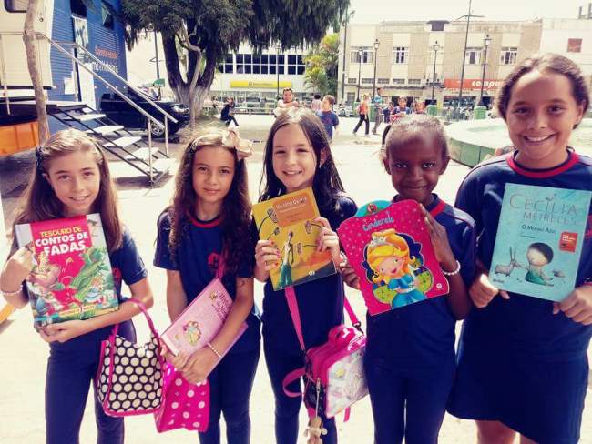 A atividade foi criada como um incentivo aos alunos antigos e aos que chegam à escola. Foto: Arquivo da Escola